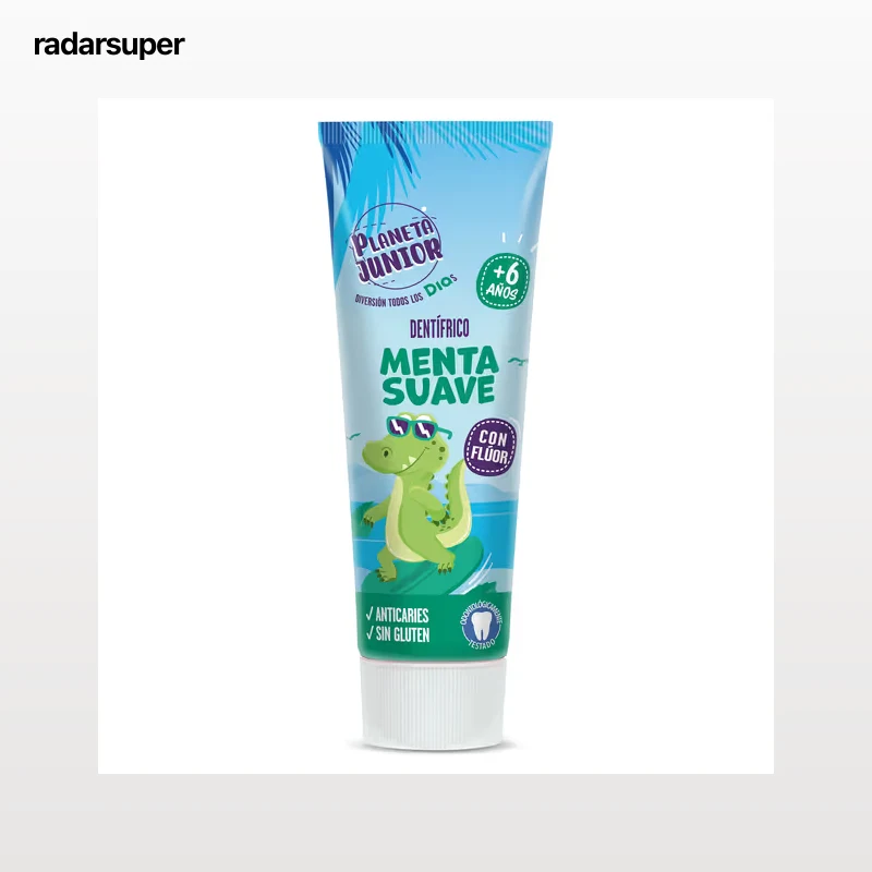 Pasta de dientes infantil +6 años menta suave Dia Planeta Junior 75 ml