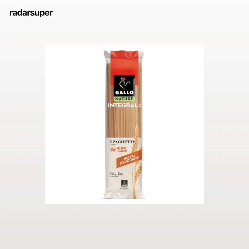 Pasta espagueti integral Gallo Nature 450 g.