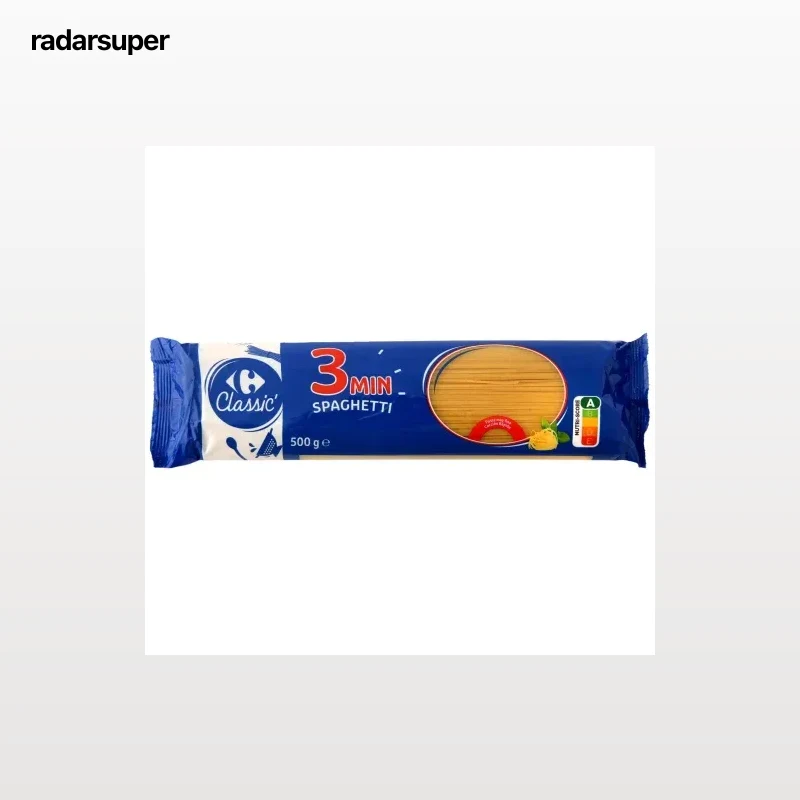Pasta espaguetis cocción rápida Carrefour Classic 500 g.