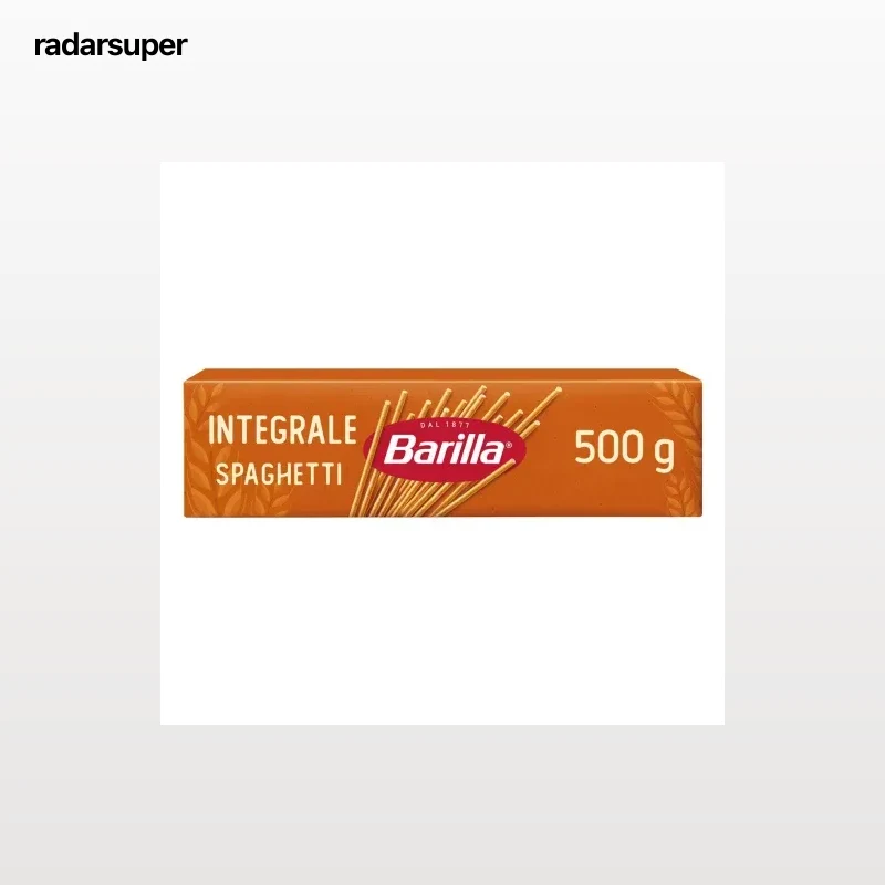 Pasta espaguetis integrales Barilla 500 g.