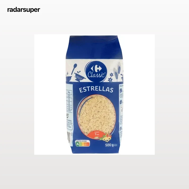 Pasta estrellas Carrefour Classic 500 g.