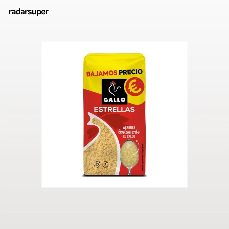 Pasta estrellas Gallo 450 g.