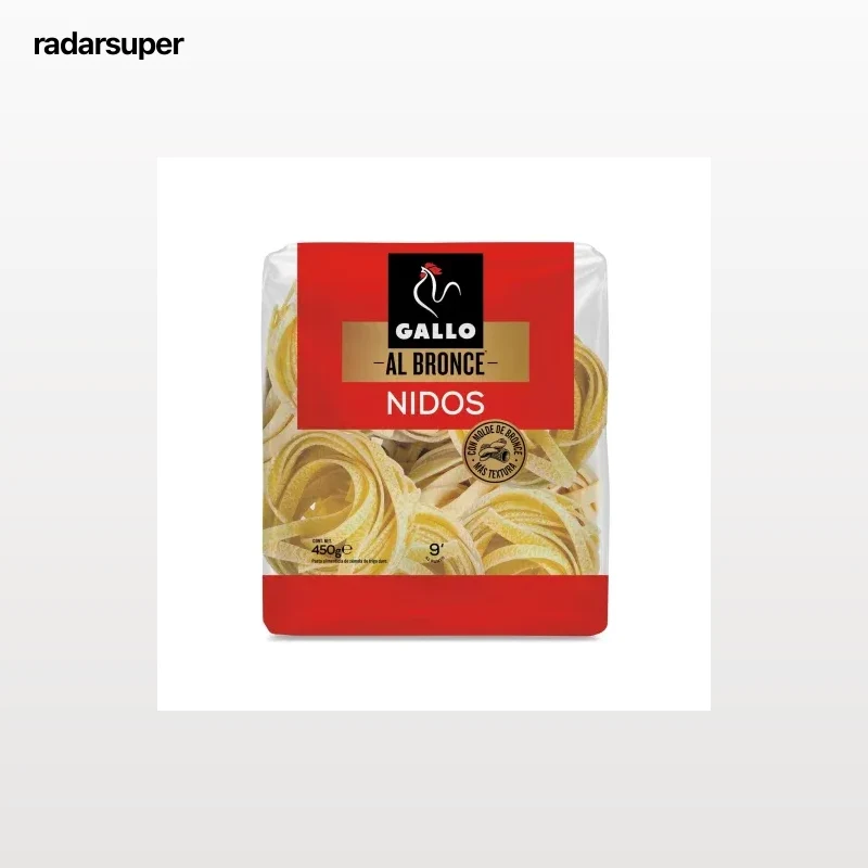 Pasta fettuccine al huevo Gallo 450 g.