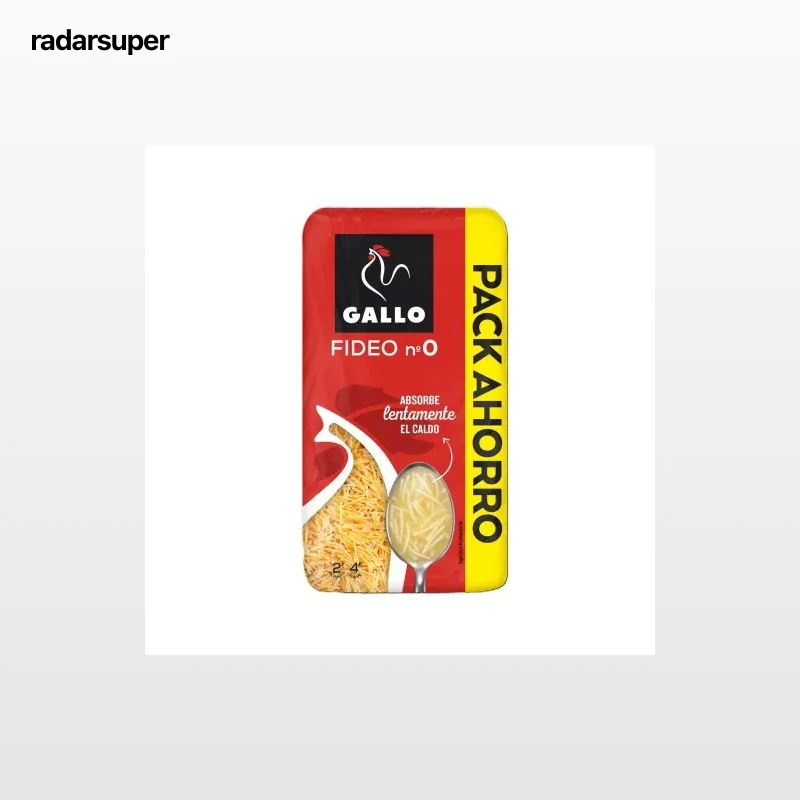Pasta fideo nº0 Gallo 675 g.