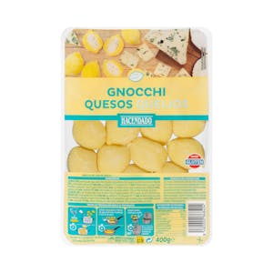 Pasta fresca gnocchi rellena de quesos