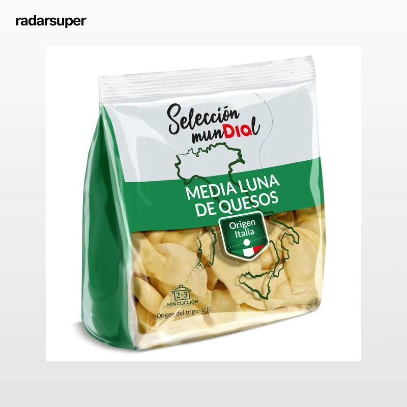 Pasta fresca media luna rellena de queso Dia Selección Mundial 250 g