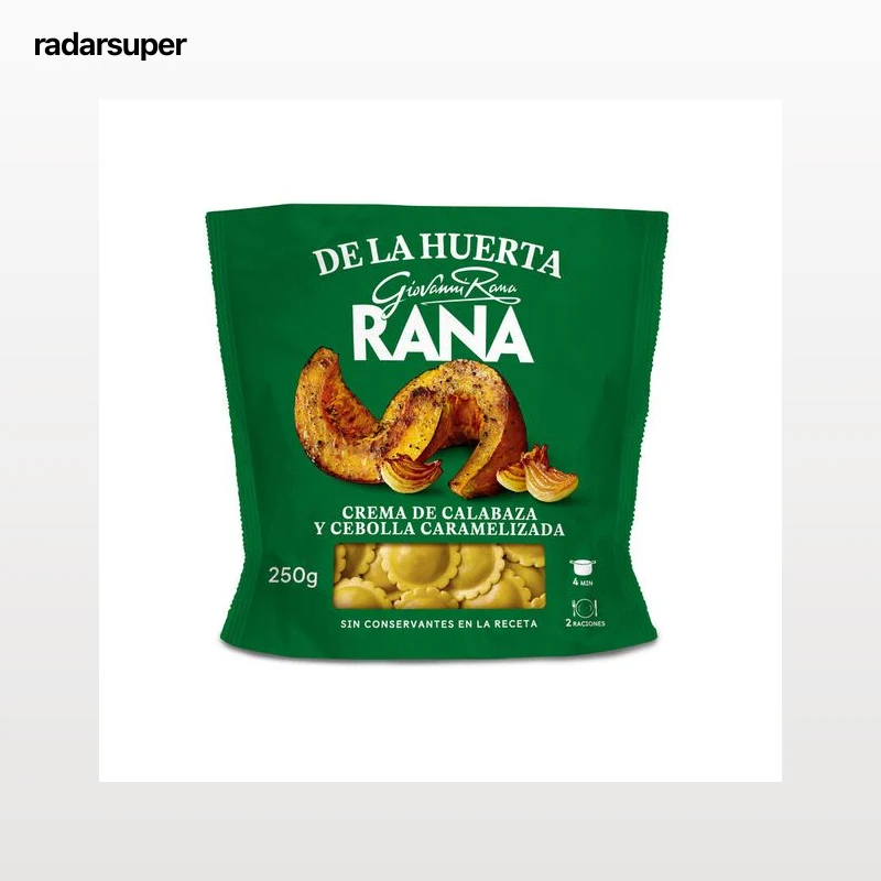 Pasta fresca ravioli relleno de calabaza Rana 250g