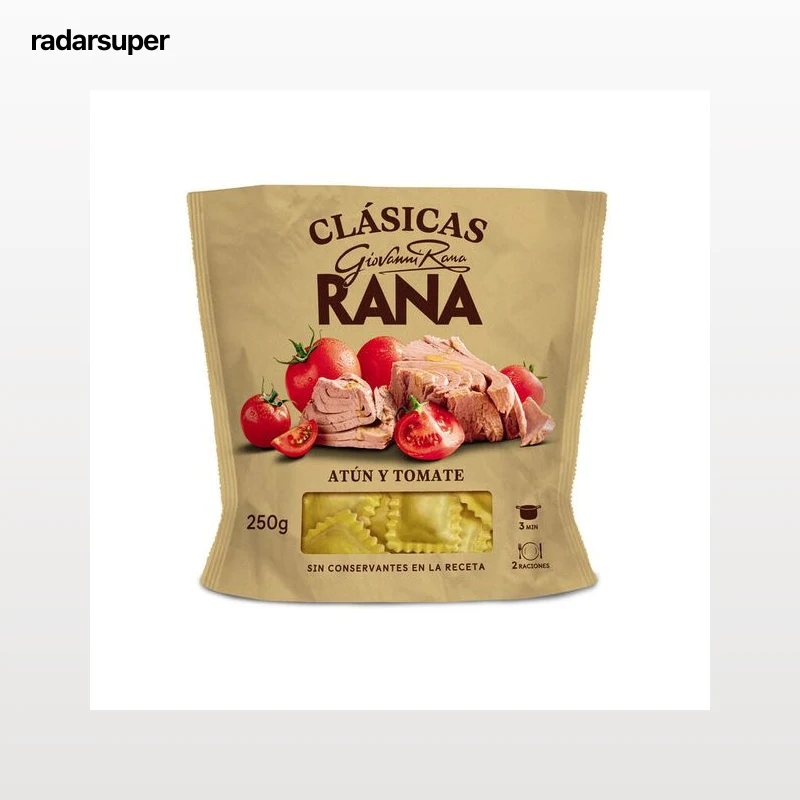 Pasta fresca tortellini atún y tomate Rana 250g