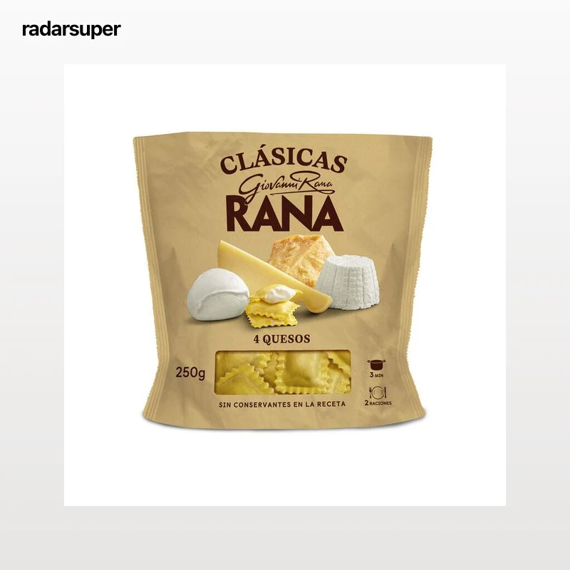 Pasta fresca tortellini gourmet 4 quesos Rana 250g