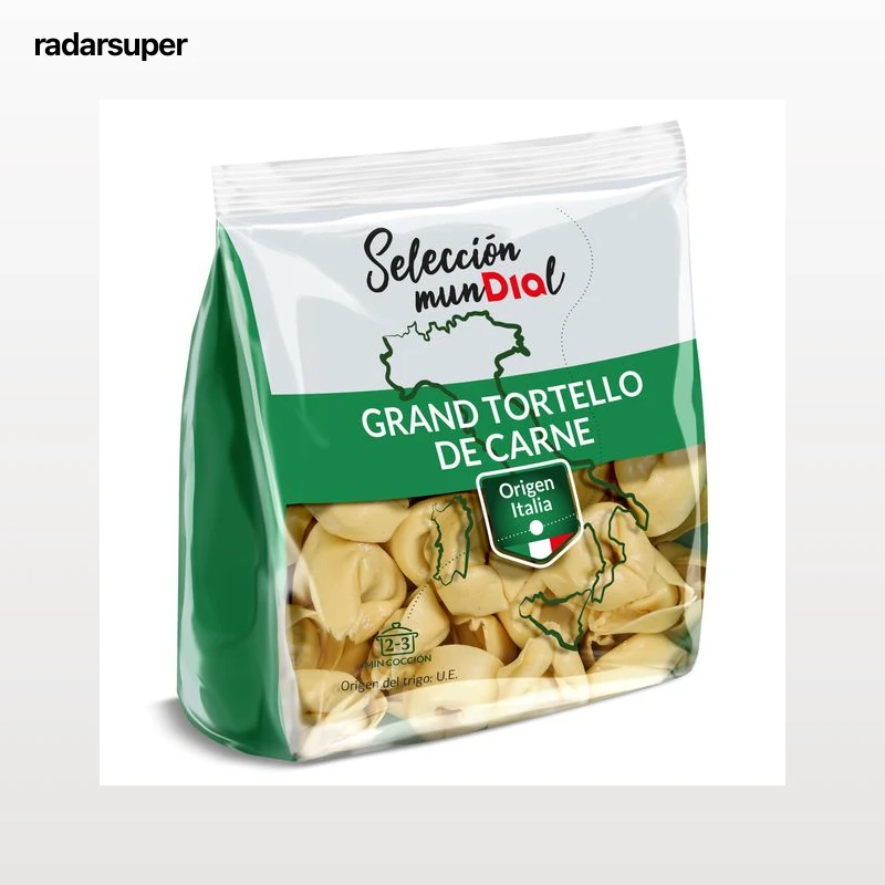 Pasta fresca Tortello rellena de carne Dia Selección Mundial 250 g