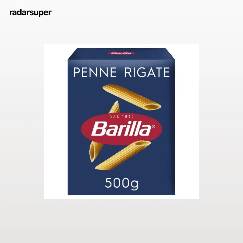 Pasta macarrones penne rigate nº 73 Barilla 500 g.