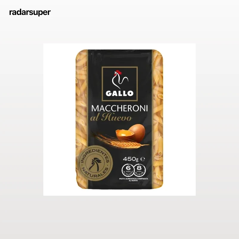 Pasta maccheronni al huevo Gallo 450 g.