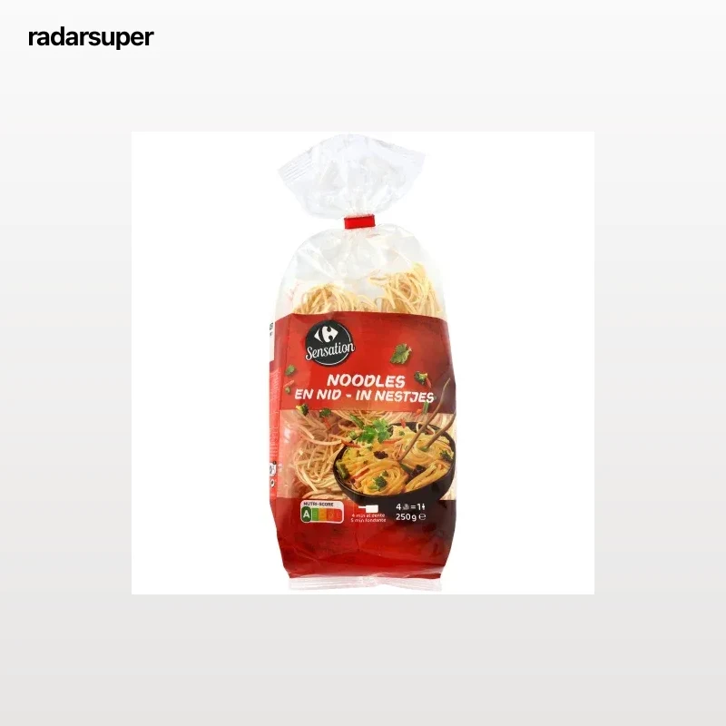 Pasta noodels en nido Carrefour Sensation 250 g.