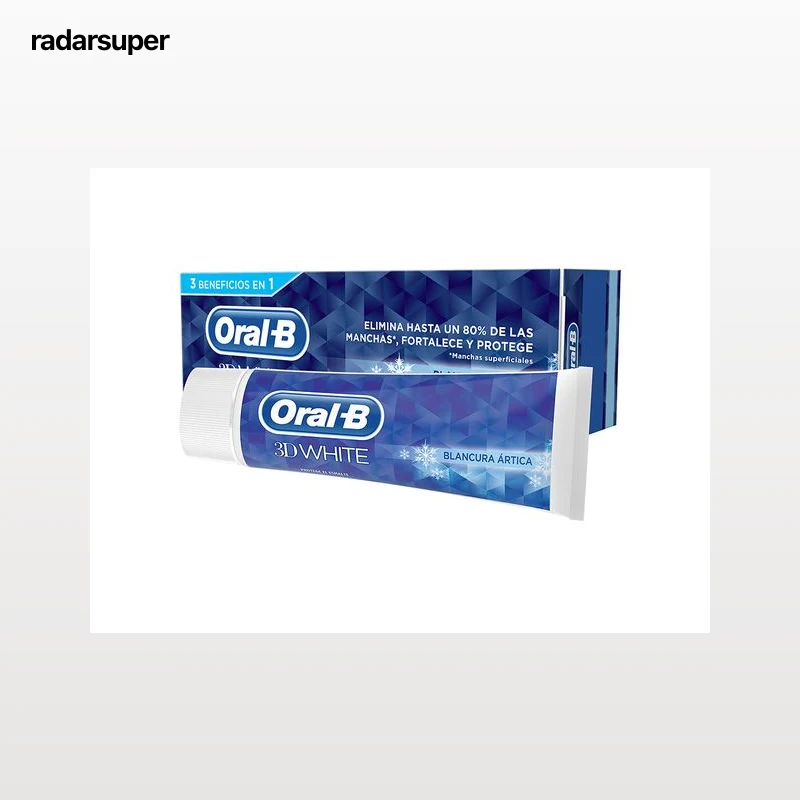 PASTA ORAL-B DENTÍFRICA 3D WHITE BRANCURA ÁRTICO 75ML