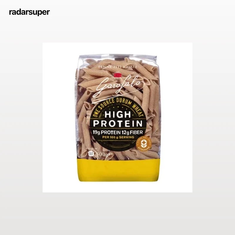 Pasta penne ziti rigate alto en proteínas Garofalo 500 g.