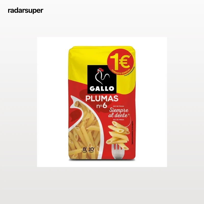 Pasta plumas Gallo 400 g.