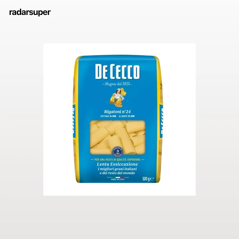 Pasta rigatoni nº24 De Cecco 500 g.