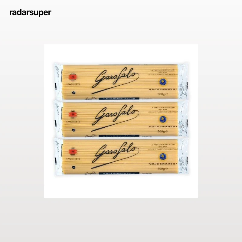 Pasta spaguetti Garofalo pack de 3 unidades de 500 g.