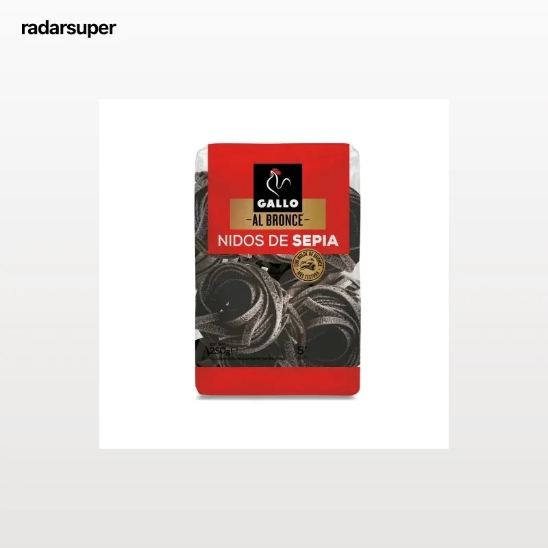Pasta tagliatelle al nero di sepia Gallo 250 g.