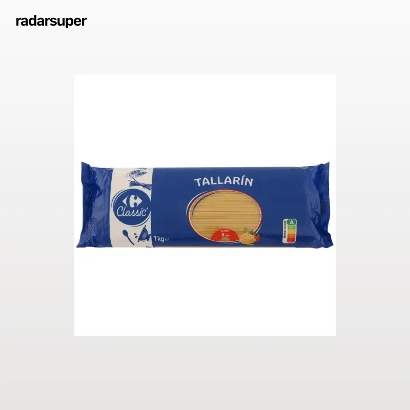 Pasta tallarines Carrefour Classic 1 kg.
