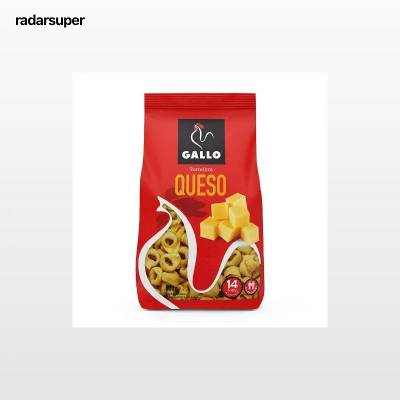 Pasta tortellini rellena de queso Gallo 500 g.
