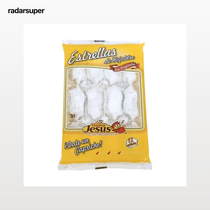 PASTELERÍA JESÚS Estrellas de hojaldre 12 uds. 300 g.
