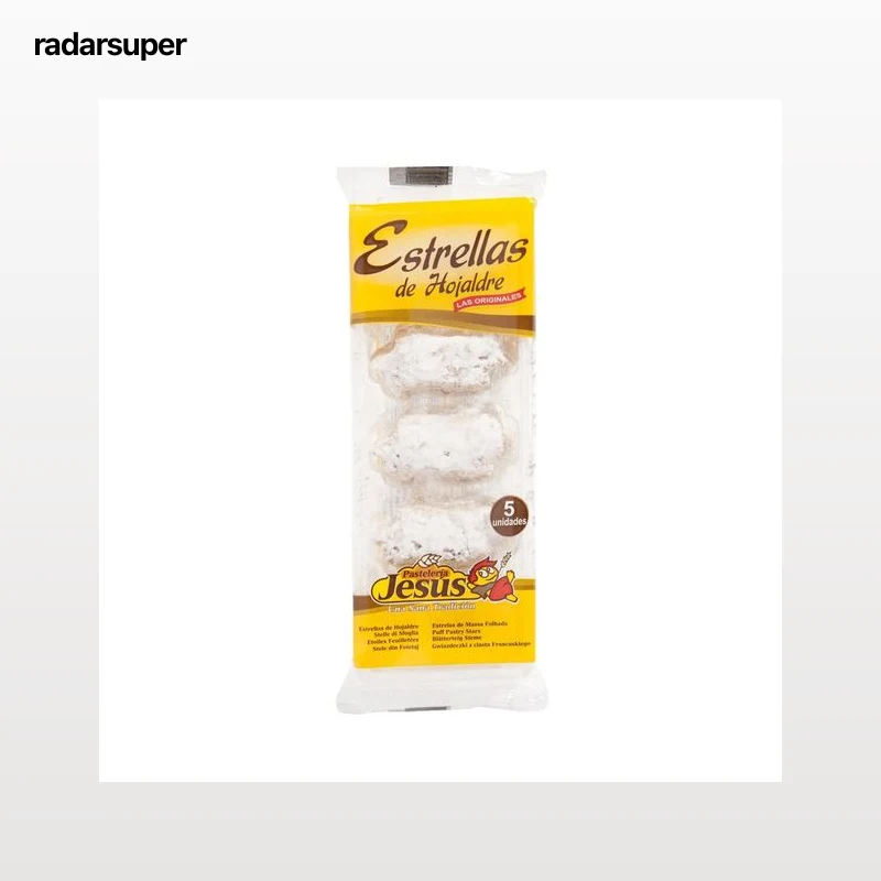 PASTELERÍA JESÚS Estrellas de hojaldre 125 gr.