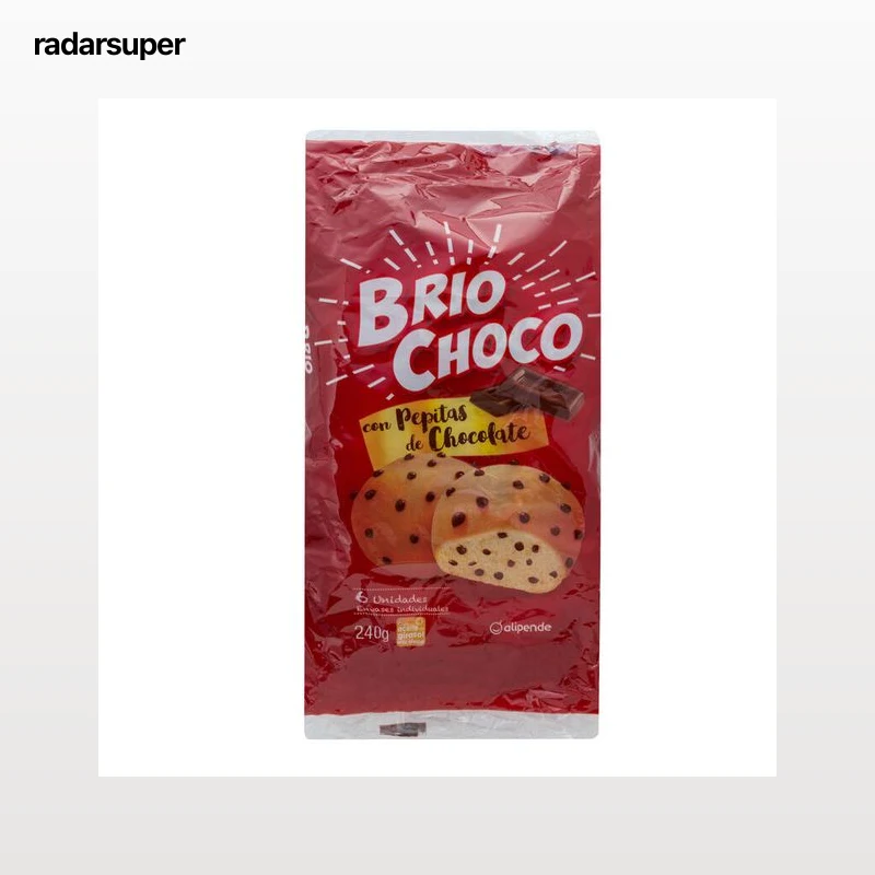 Pastelito Briochoco Alipende pepitas chocolate 240g