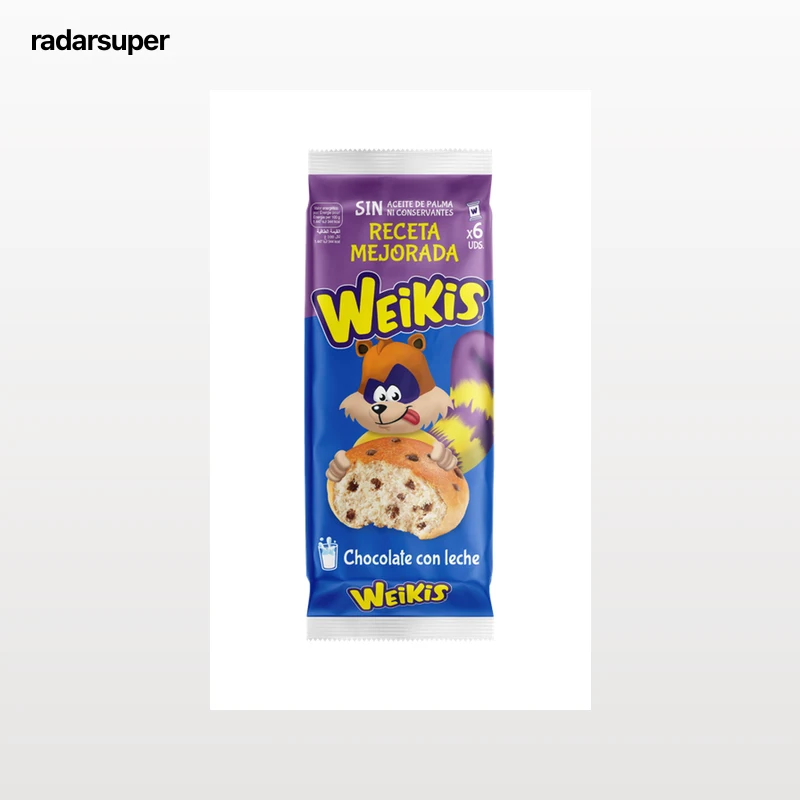 Pastelito Weikis La Bella Easo pepitas chocolate 240g