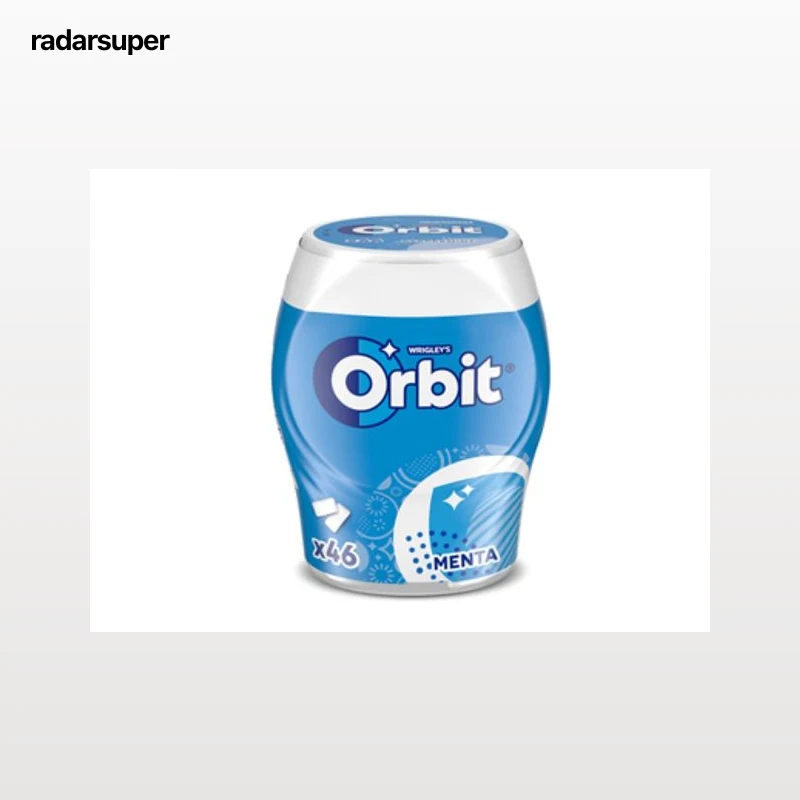 PASTILHAS SEM ACUCAR ORBIT MENTA BOTTLE 64 G