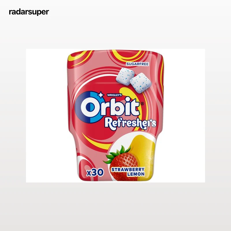 PASTILHAS SEM AÇUCAR ORBIT REFRESHER'S STRAWBERRY LEMON 67G