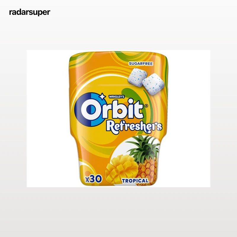 PASTILHAS SEM AÇUCAR ORBIT REFRESHER'S TROPICAL 67G