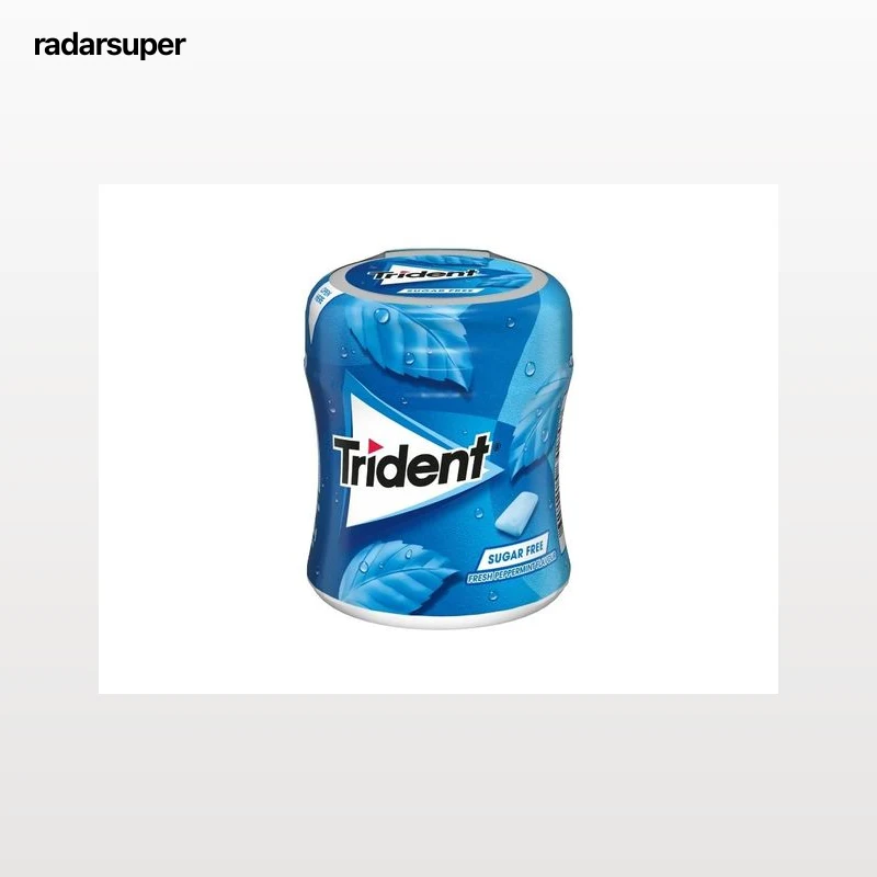 PASTILHAS TRIDENT ELÁSTICAS BOTTLE PEPPERMINT 82.6G