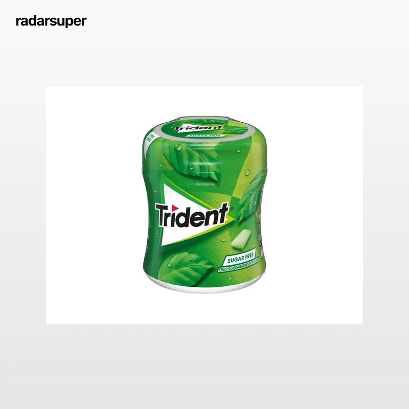 PASTILHAS TRIDENT ELÁSTICAS BOTTLE SPEARMINT 82.6G