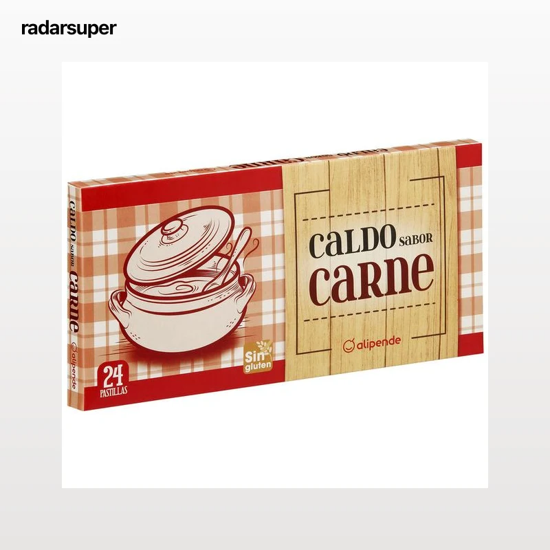 Pastillas de caldo de carne Alipende 24 unidades