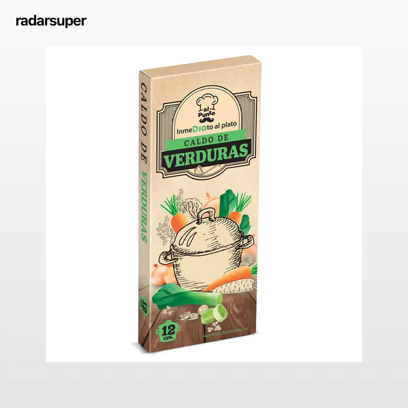 Pastillas de caldo de verduras Dia Al Punto 12 unidades