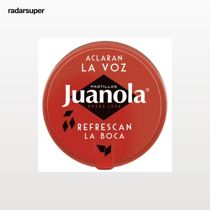 Pastillas de regaliz Juanola sin gluten sin lactosa 27 g.