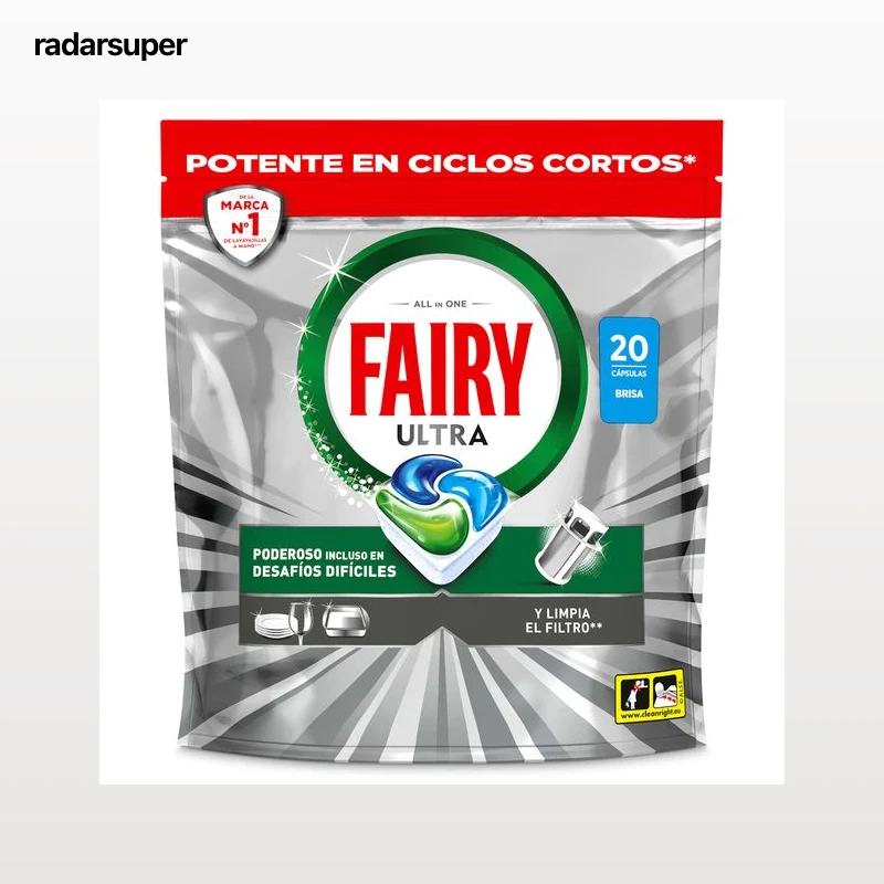 Pastillas lavavajillas ultra Fairy 20 unidades