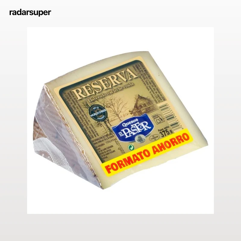 EL PASTOR Queso mezcla reserva viejo EL PASTOR cuña de 375g.