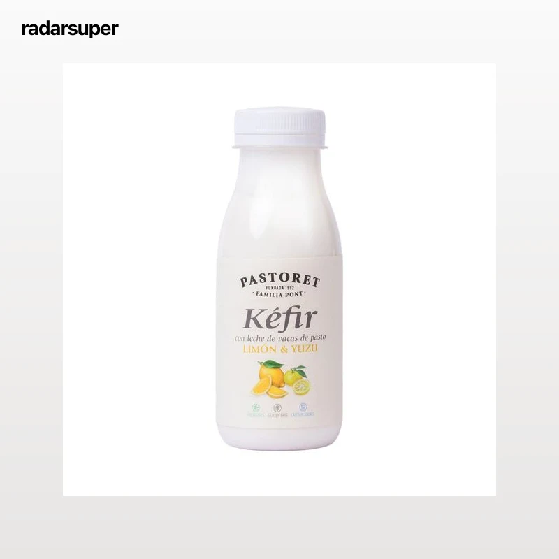 PASTORET Kéfir de leche de vacas de pasto con limón y yuzu 250 g.