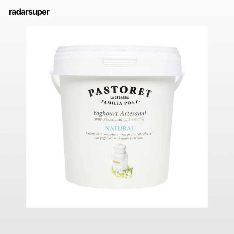 PASTORET Yogur artesanal cremoso de sabor natural 1 kg.