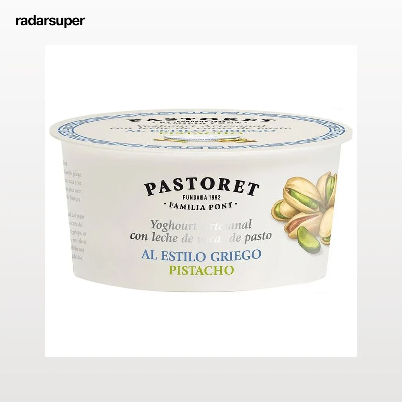 PASTORET Yogur al estilo griego con pistacho 150 g.