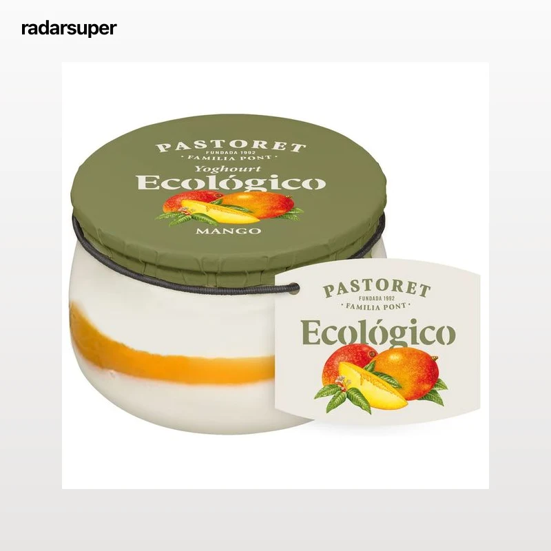 PASTORET Yogur con mango ecológico 135 g.