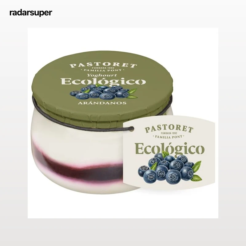 PASTORET Yogurt con arándanos ecológicos 135 g.