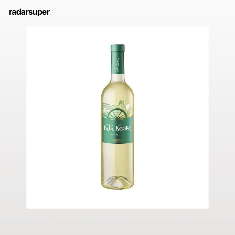 PATA NEGRA  Vino blanco con D.O. Rueda botella 75 cl.