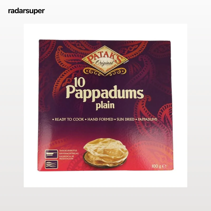 PATAK"S Pappadums natural 100 g.
