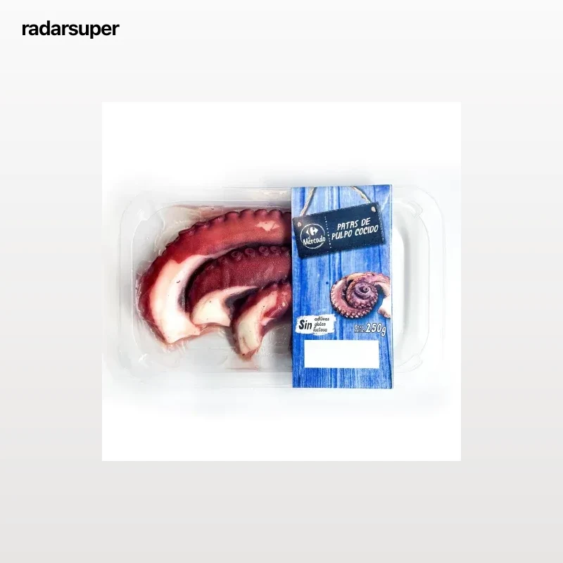 Patas de pulpo cocido Carrefour El Mercado 250 g