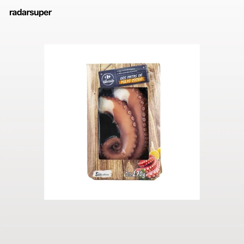 Patas de pulpo cocido Carrefour El Mercado 270 g