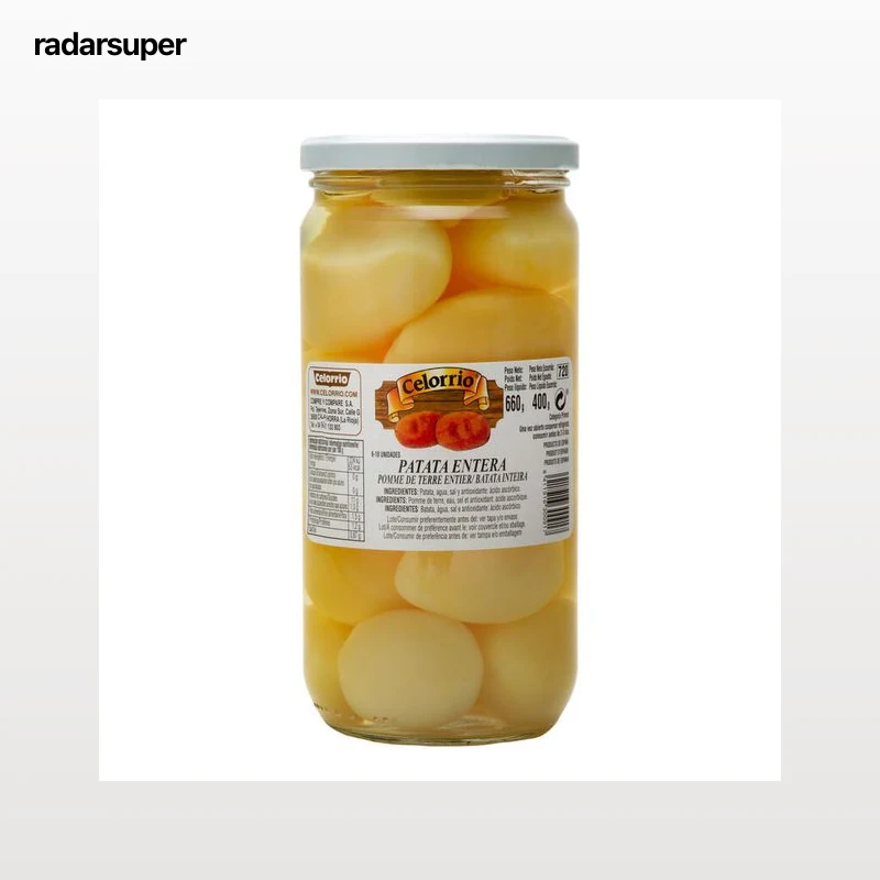 Patatas cocidas enteras sin gluten Celorrio 400g