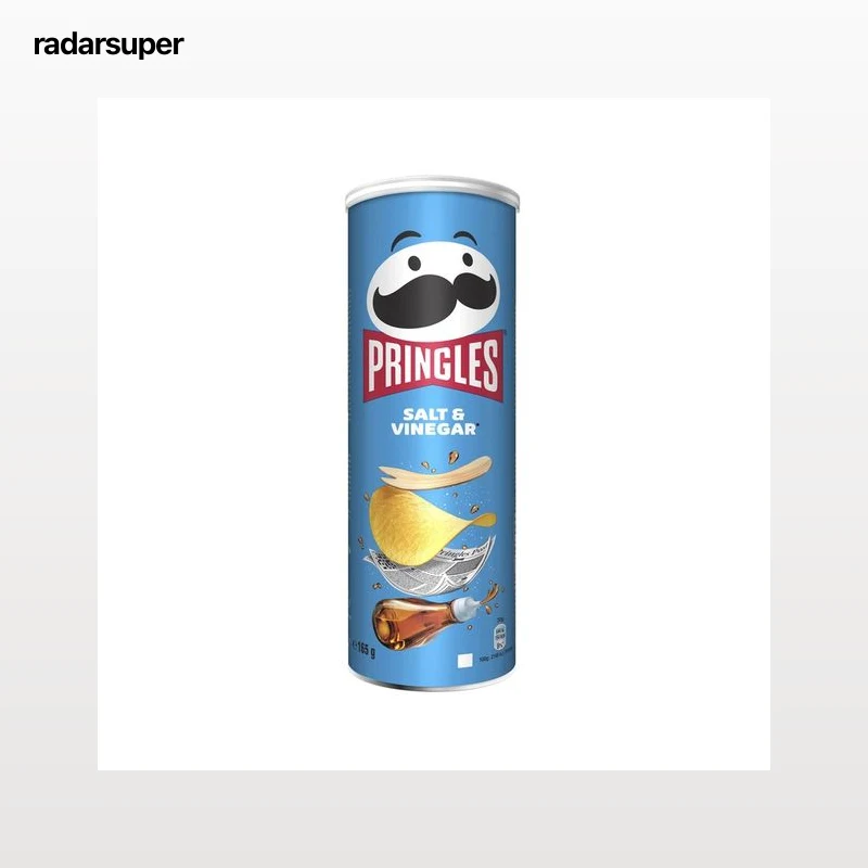 Patatas con forma de teja sabor sal y vinagre 165 g.